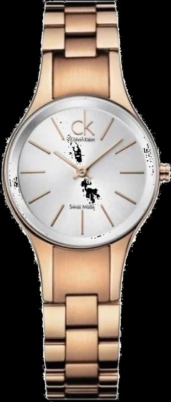 Calvin Klein K4323520 montre femme, cadran argenté et bracelet acier