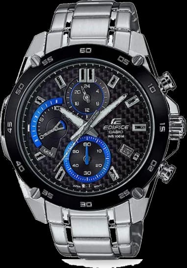 Casio Edifice EFR-557CDB-2AVUDF Sport Stopwatch Black Dial Watch