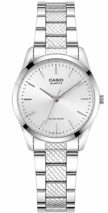 Casio LTP-1274D-7ADF montre femme, boîte Milan espresso bois massif 3 compartiments