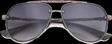 Chrome Hearts Billie II Aviator Metal Sunglasses