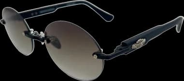 Chrome Hearts 109844 montre unisexe, noires monture acétate
