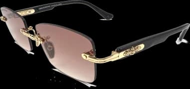 Chrome Hearts Deep II rectangular sunglasses