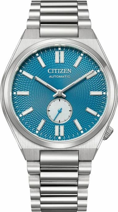 Citizen NK5010-51L montre homme, cadran bleu et bracelet acier