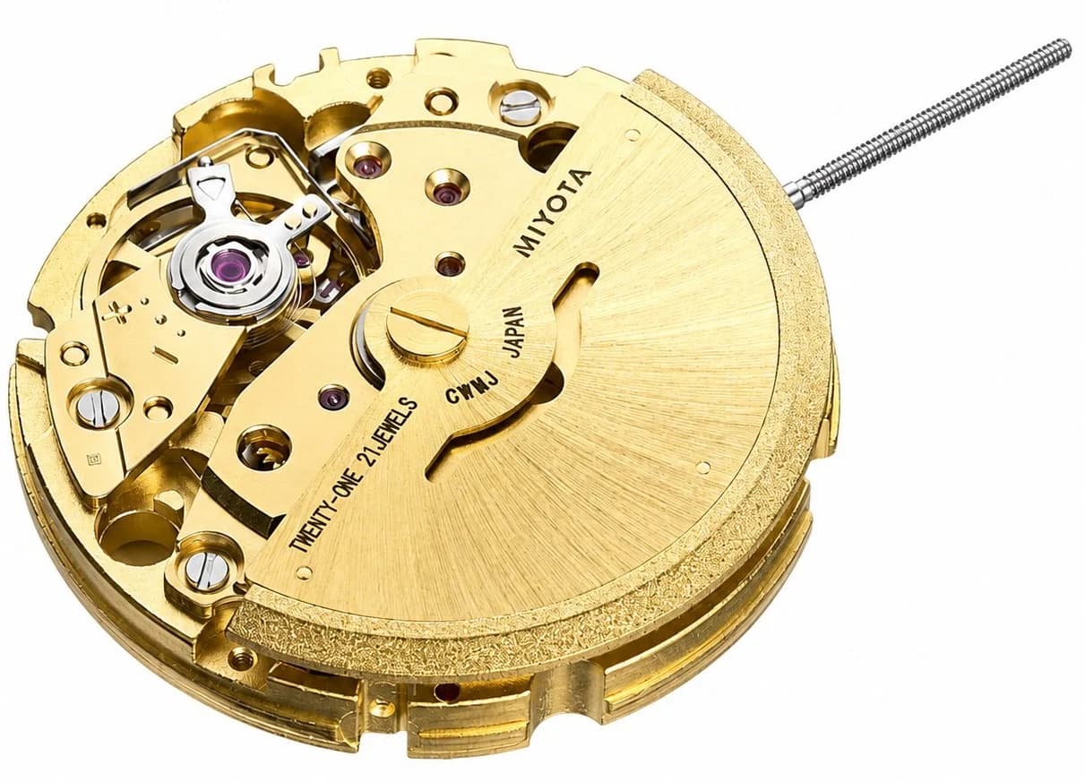 Mouvement mécanique Miyota Citizen 8215 avec dateur