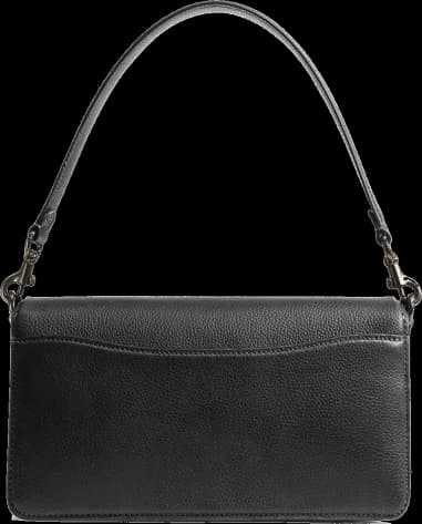 Coach CH857-V5BLK montre, cuir grainé bleu bandoulière chaîne