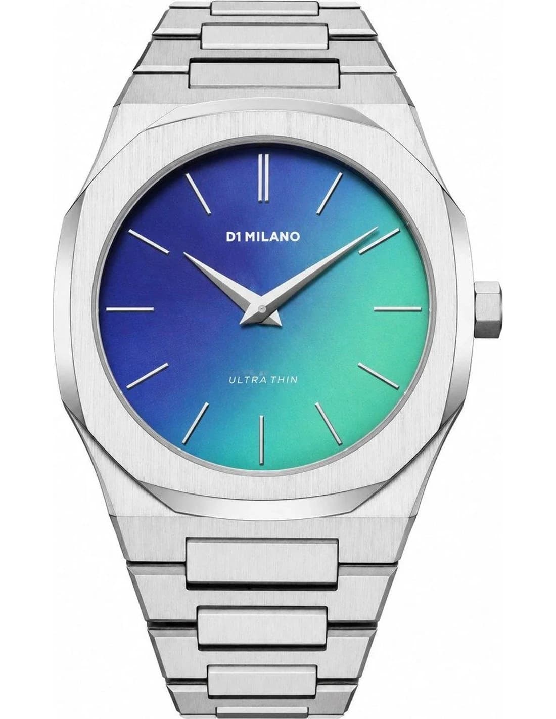 D1 Milano UTBJ43 montre homme, au cadran bleu et bracelet acier