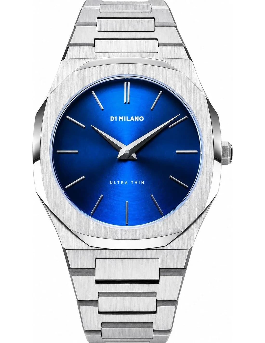 D1 Milano UTBJ09 montre homme, cadran bleu et bracelet acier