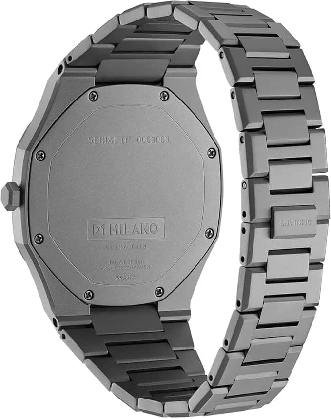 D1 Milano UTBJ22 côté fond de boîtier gris