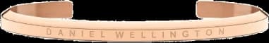 Daniel Wellington DW00400003 montre femme, bracelet jonc acier poli or rose taille S