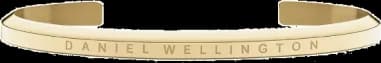 Daniel Wellington DW00400074 montre femme, bracelet jonc acier poli jaune doré taille L