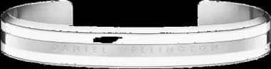 Daniel Wellington DW00400008 montre femme, bracelet acier argenté satin white