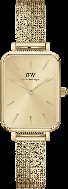 Daniel Wellington DW00100485 montre femme, cadran or sur bracelet acier rose