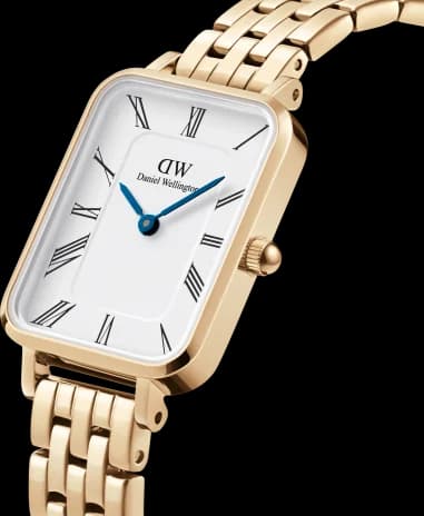 Daniel Wellington DW00100688 vue de côté, bracelet acier