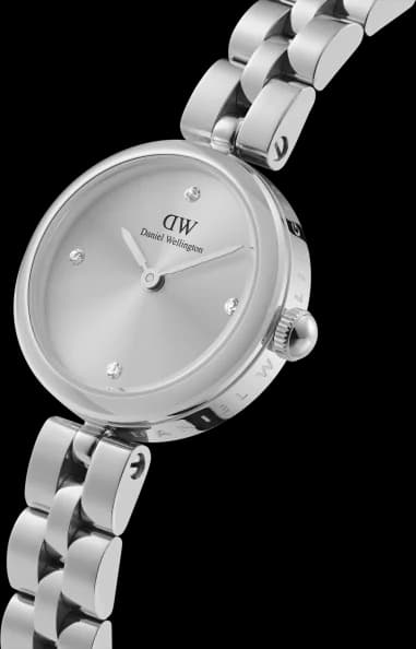 Daniel Wellington DW00100719 vue de côté, bracelet acier