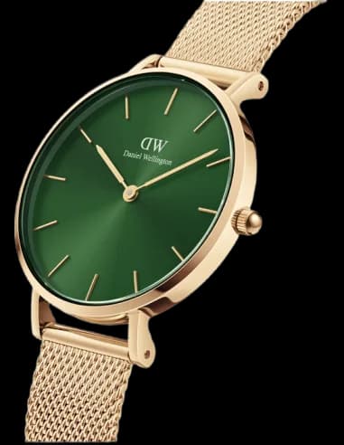 Daniel Wellington DW00100479 vue de côté, bracelet acier