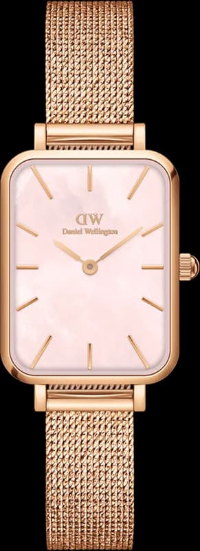 Women's Watch Daniel Wellington DW00100510 Quadro Pressed Melrose Rose Mother of Pearl