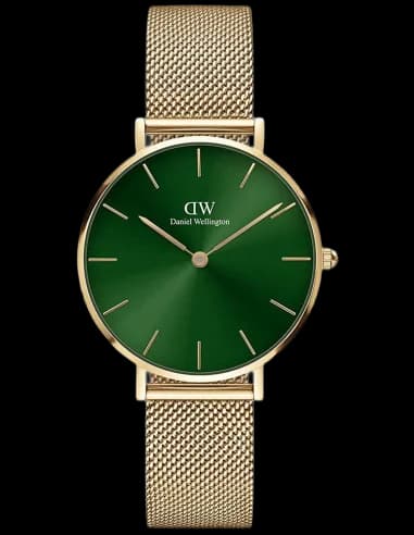 Montre Femme Daniel Wellington Petite Emerald 32mm DW00100480 cadran vert