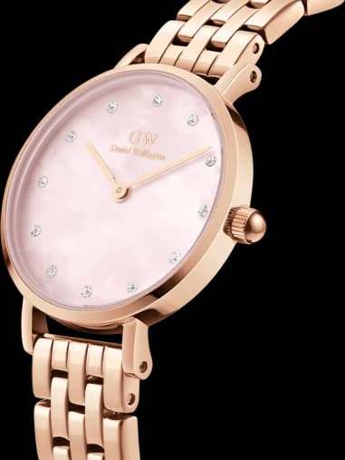 Daniel Wellington DW00100617 vue de côté, bracelet acier