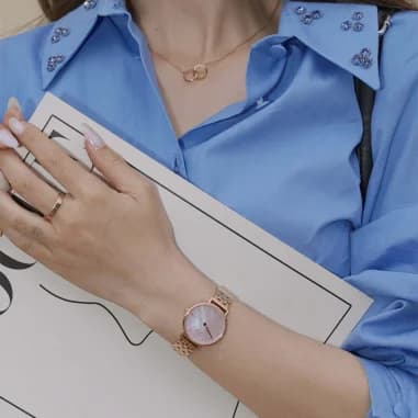 Maillons et fermoir du bracelet acier, Daniel Wellington DW00100617