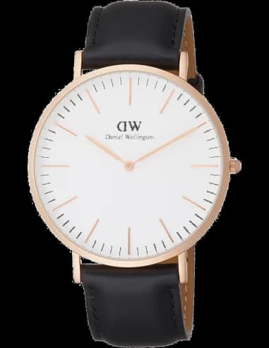 Men's Watch Daniel Wellington DW00100007 Black with extra-thin case
