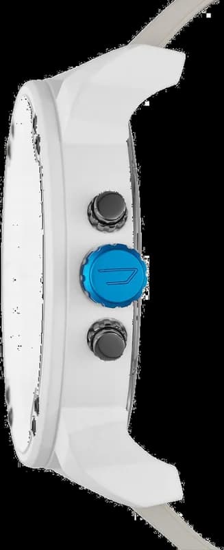 Diesel DZ7419 vue de côté, bracelet silicone