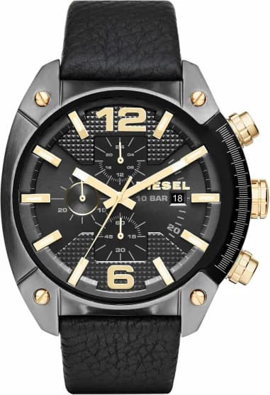 Montre Diesel DZ4568 Mega Chief Bracelet Denim Bleu