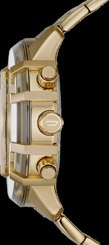Diesel DZ4573 vue de côté, bracelet acier