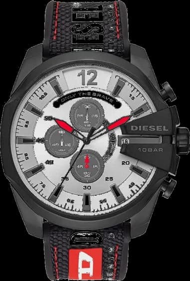 Diesel DZ4512 montre homme, cadran gris avec bracelet nylon