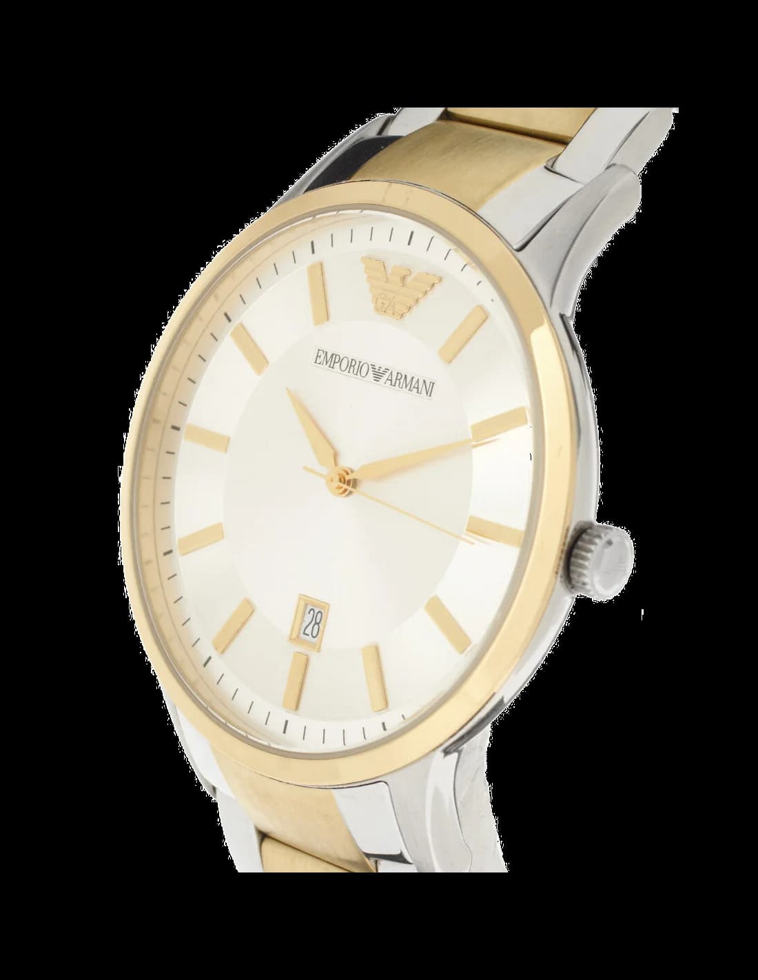 Emporio Armani Classic AR2449 Bi-Tone Stainless Steel Men's Watch vue 3