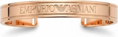 Emporio Armani 112250 montre femme, au cadran bleu et bracelet or rose