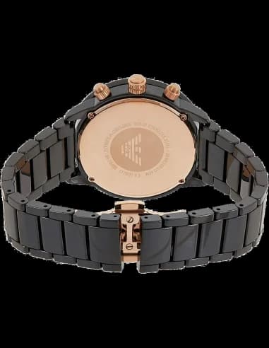Emporio Armani AR70002 côté fond de boîtier noir