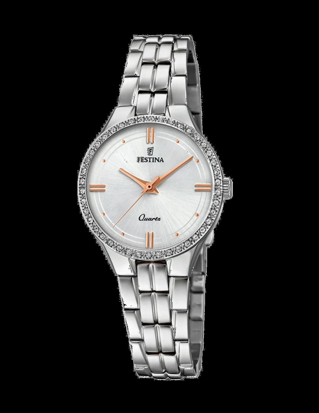 Montre Femme Festina F20218/1 Argentée à Maillons vue 2
