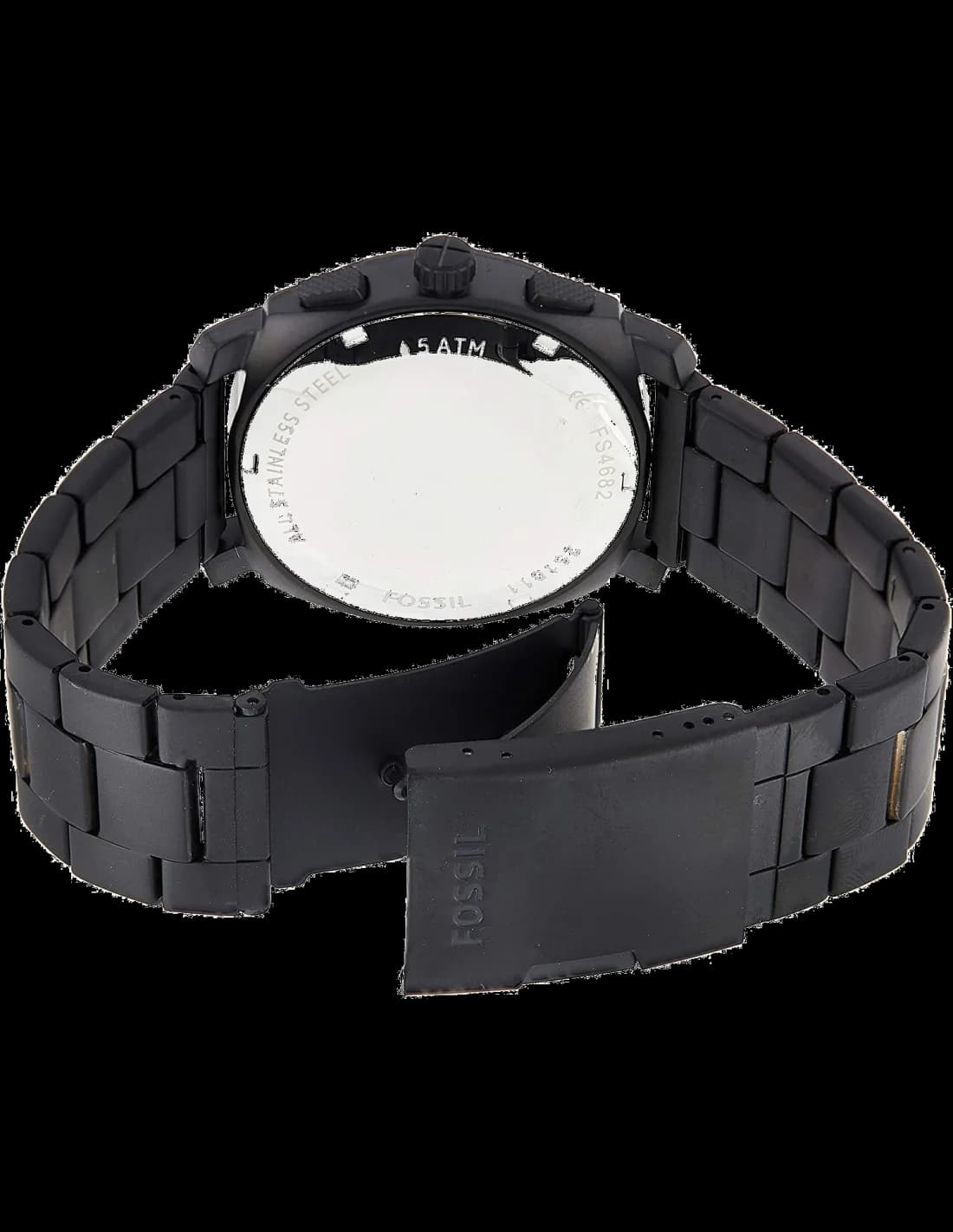 Fossil Machine FS4682 XL Dress Stainless Steel Men's Watch vue 4