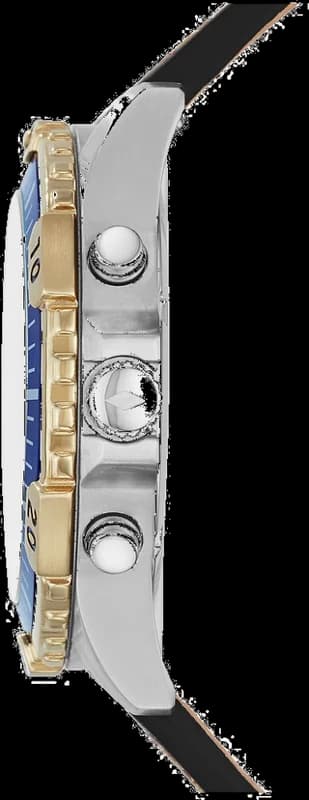 Gros plan sur le cadran bleu de la Fossil FS5625
