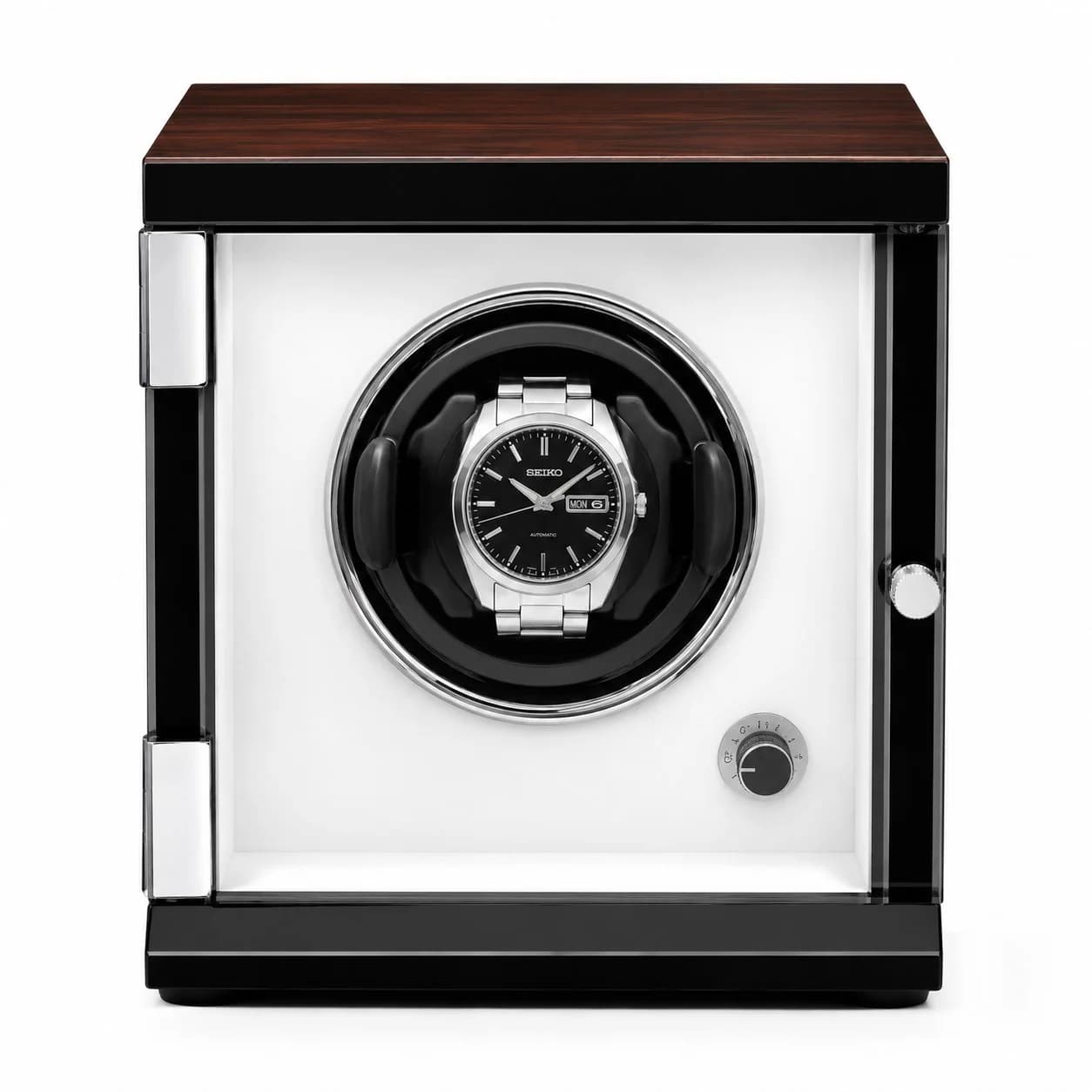 Gasmann 260520-26 montre, remontoir automatique en bois ébène pour 1 montre