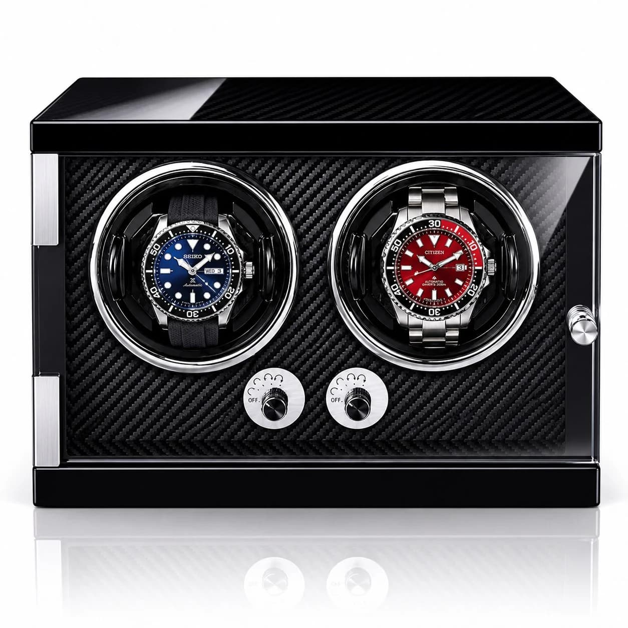 Gasmann 260520-32 montre, remontoir 2 montres fibre de carbone noir