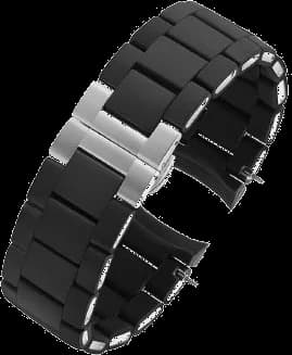 Gasmann AR5889_STRAP montre, bracelet silicone noir 20 mm