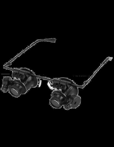 Lunettes horloger avec loupe 20X pour réparation des montres