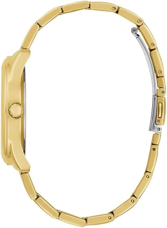 Gros plan sur le cadran or de la Guess GW0606L2