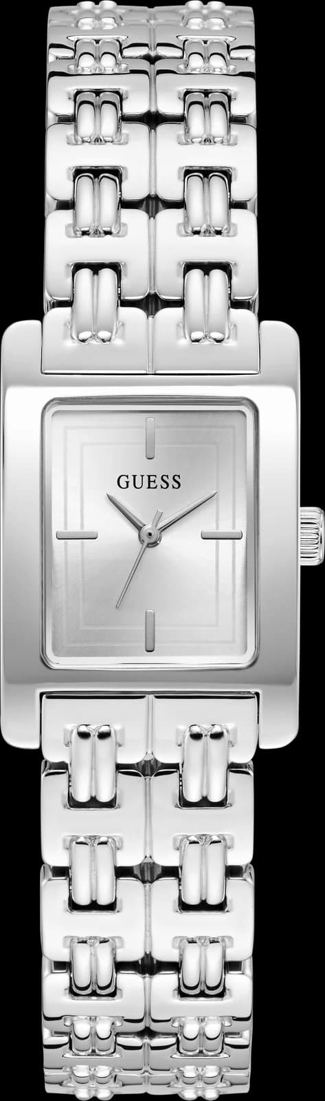 Montre Guess Cove GW1026L1 femme cadran argenté, vue de face