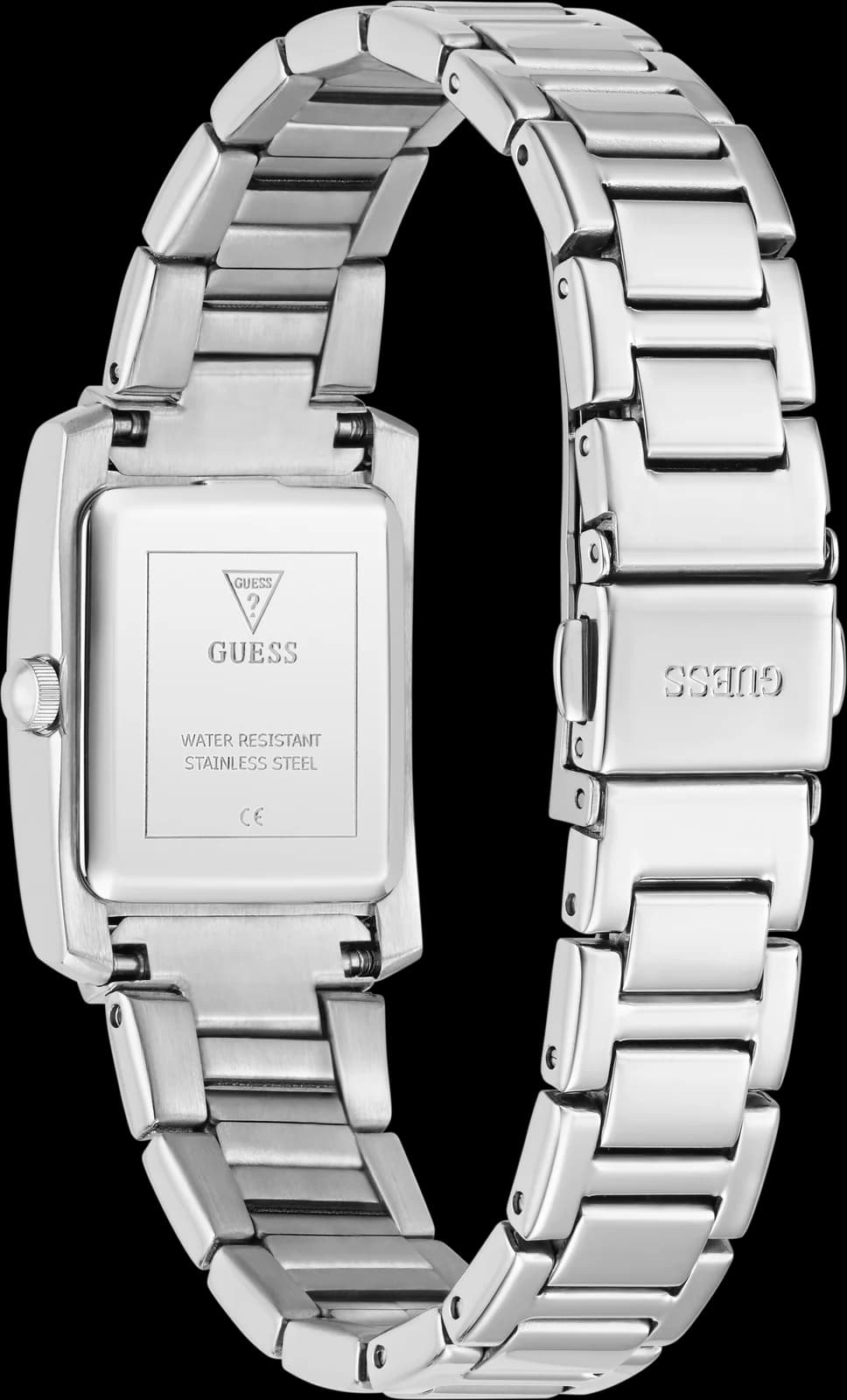 Montre Guess Cove GW1026L1, fond du boîtier acier gravé