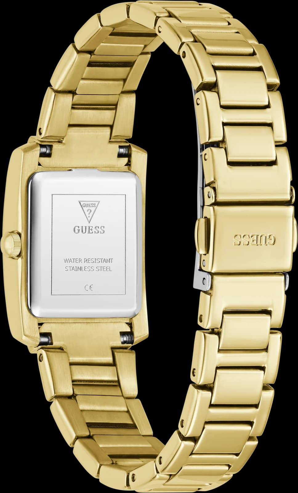 Montre Guess Cove GW1026L2, fond du boîtier acier gravé