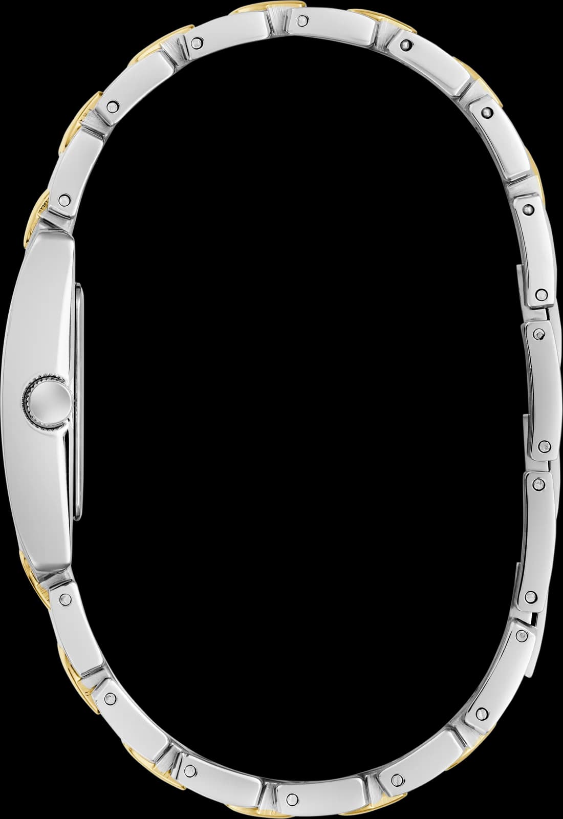Montre Guess Cove GW1026L3, vue de profil du boîtier 23 mm