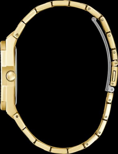 Gros plan sur le cadran vert de la Guess GW0770L2