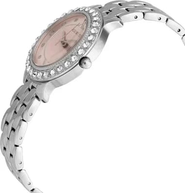 Montre Femme Guess Dress W1062L2 cadran rose orné de cristaux vue 3