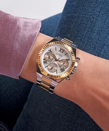 Montre Femme Guess Equality GW0769L3 Acier Bicolore Multifonctions vue 6
