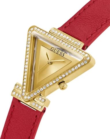 Guess GW0504L2 vue de côté, bracelet cuir