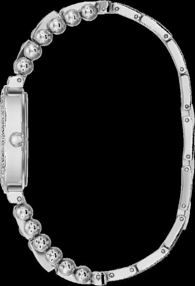 Guess Gala GW0401L1 Silver Stainless Steel & Rhinestone Women's Watch vue 2