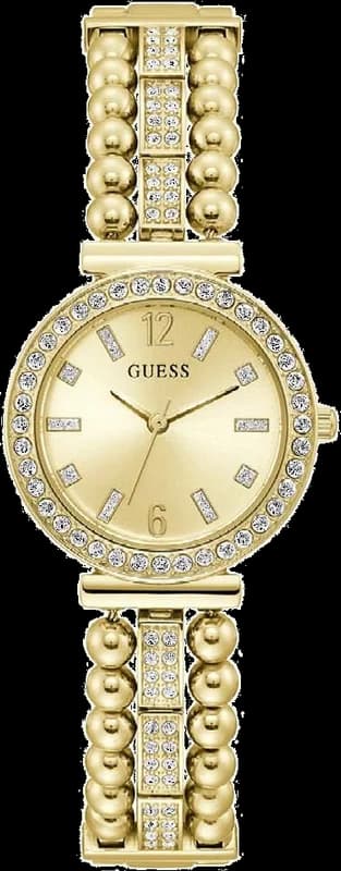 Montre Femme Guess Gala GW0401L2 bracelet doré orné de strass