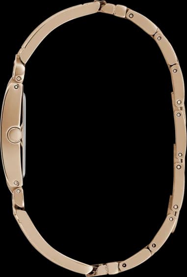 Montre Femme Guess GW0668L3 Acier Rose Gold et Cristaux Boîtier Carré vue 3